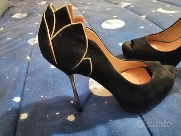 decolte nere#decolte con tacco alto