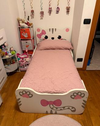 Letto singolo per bambina 80x160