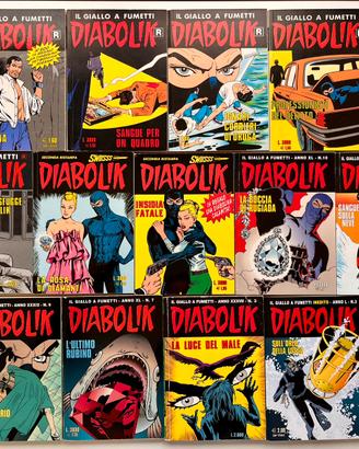 Lotto 13 Fumetti DIABOLIK anni 90/2000
