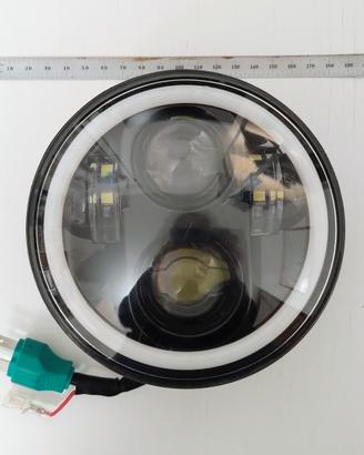 Faro moto 5.75 pollici full LED DRL