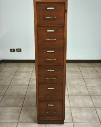 Schedario vintage Antonio Ferretti, Milano