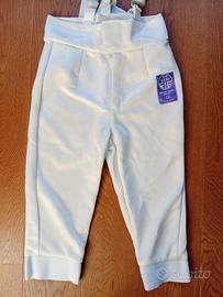 Abbigliamento scherma bambino per mancini. Cm 146