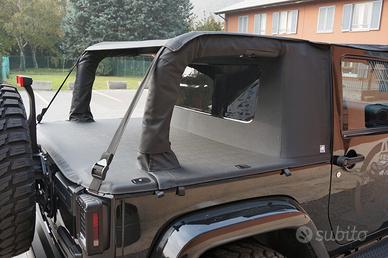 Capote Cargo Jeep Wrangler JK 2p Suntop - Nera