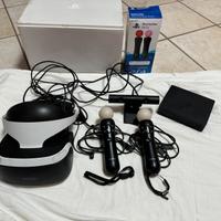 PS VR + 2 PS MOVE + PS CAMERA con adattatore PS5