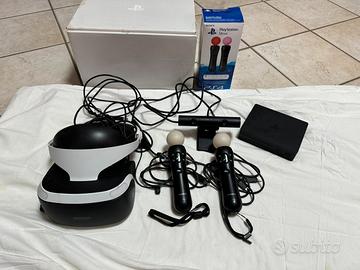PS VR + 2 PS MOVE + PS CAMERA con adattatore PS5
