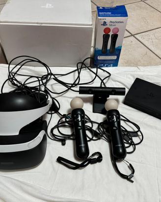 PS VR + 2 PS MOVE + PS CAMERA con adattatore PS5