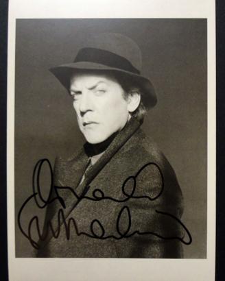 Donald Sutherland, Autografo Originale - LOA