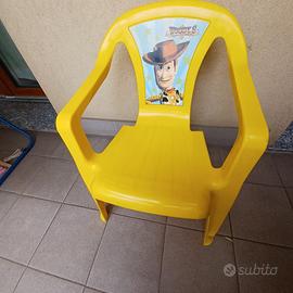 sedia plastica bambino