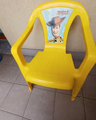 sedia plastica bambino
