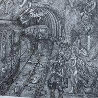 Acquaforte dal tema onirico