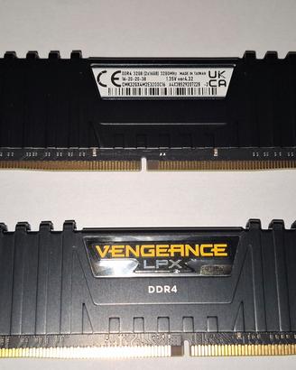 VENGEANCE memoria RAM ddr4 32gb 16x2