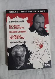 Cofanetto 3 dvd Grandi misteri, con Carlo Lucarell