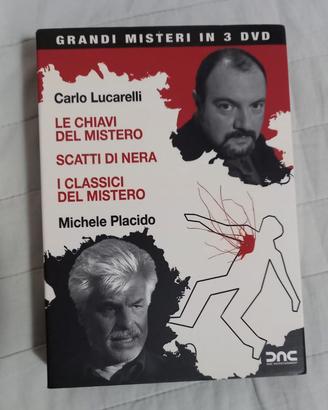 Cofanetto 3 dvd Grandi misteri, con Carlo Lucarell