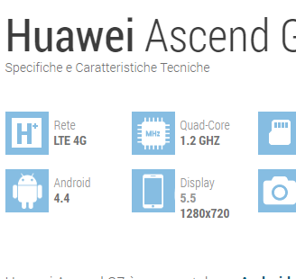 Huawei Ascend G7 + 2 cover