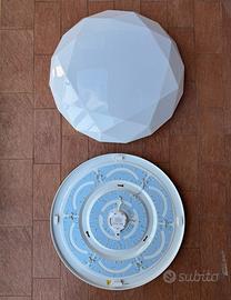 plafoniera  glitterata 60 cm 