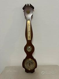 Stazione meteorologica da parete in legno