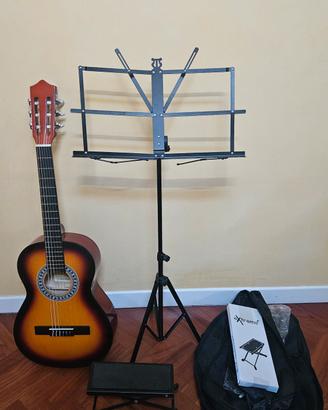 chitarra classica Olveira con accessori