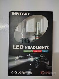 Lampade faro LED H7 auto moto scooter quad