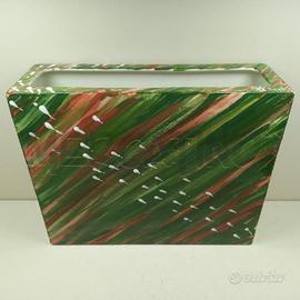 VASO RETTANGOLARE VERDE