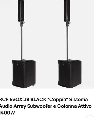 coppia di casse RCF EVOX 8