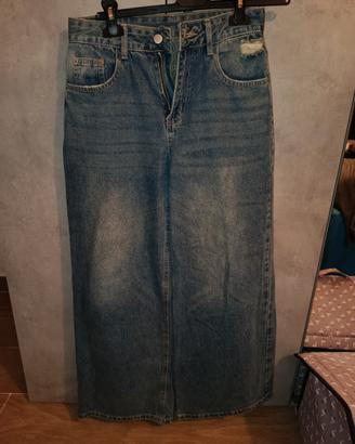 Jeans baggy blu 
