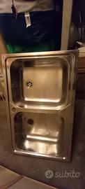 lavello cucina due vasche inox