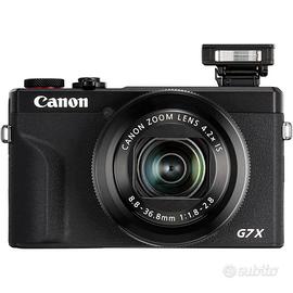 Canon PowerShot G7x Mark III (Black)  - Nuova