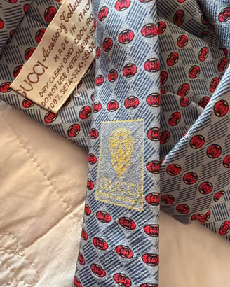 Cravatta Gucci vintage grigia – originale