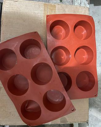 Due stampi silicone per dolci