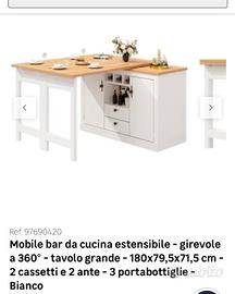 Mobile bar da cucina 