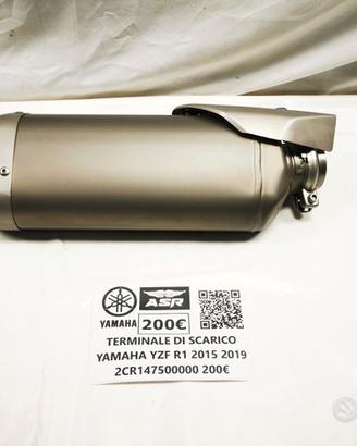TERMINALE SCARICO ORIGINALE YAMAHA YZF R1 2015 201