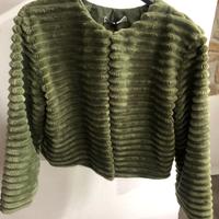 Cappotto corto colore verde ( tag- XS)