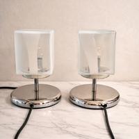 coppia di lampade da tavolo vintage 