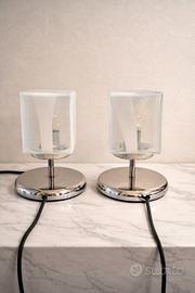 coppia di lampade da tavolo vintage 