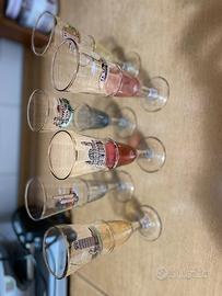 Bicchieri in vetro colorato