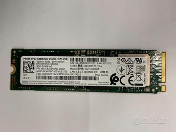 SSD Samsung PM981 NVMe M2 256 GB