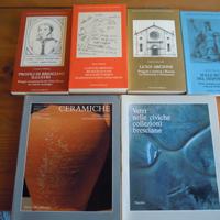 BRESCIA Civici Musei vetri ceramiche sculture 9vol