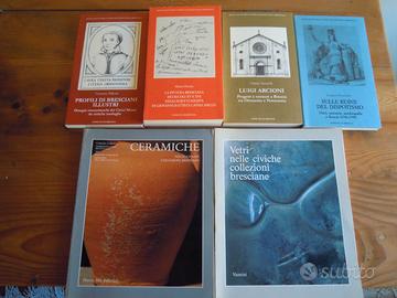 BRESCIA Civici Musei vetri ceramiche sculture 9vol