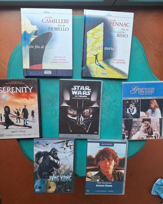 Lotto Film DVD e Audiibri Camilleri Pennac