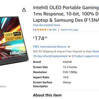 monitor portatile oled