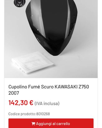 Cupolino Kawasaki z750  2007/2011