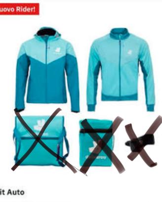 Kit abbigliamento deliveroo