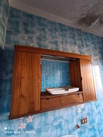 Mobile specchio da bagno vintage