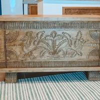 cassapanca  artigianato sardo