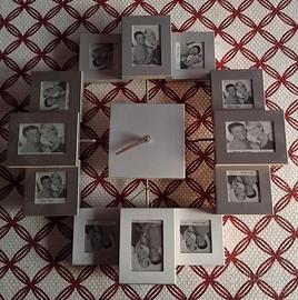 orologio da muro con foto