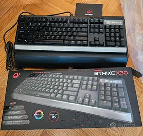 Tastiera meccanica US RED Ozone Strike X30