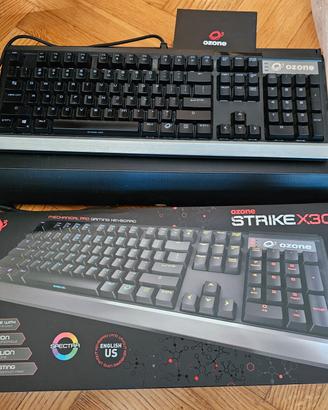 Tastiera meccanica US RED Ozone Strike X30