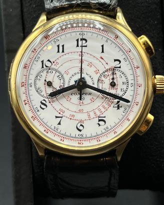 Universal Geneve Compur - Cronografo oro 18 - Raro
