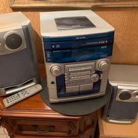 Stereo compatto Aiwa Nsx BL46 con casse