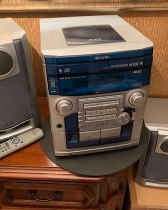 Stereo compatto Aiwa Nsx BL46 con casse